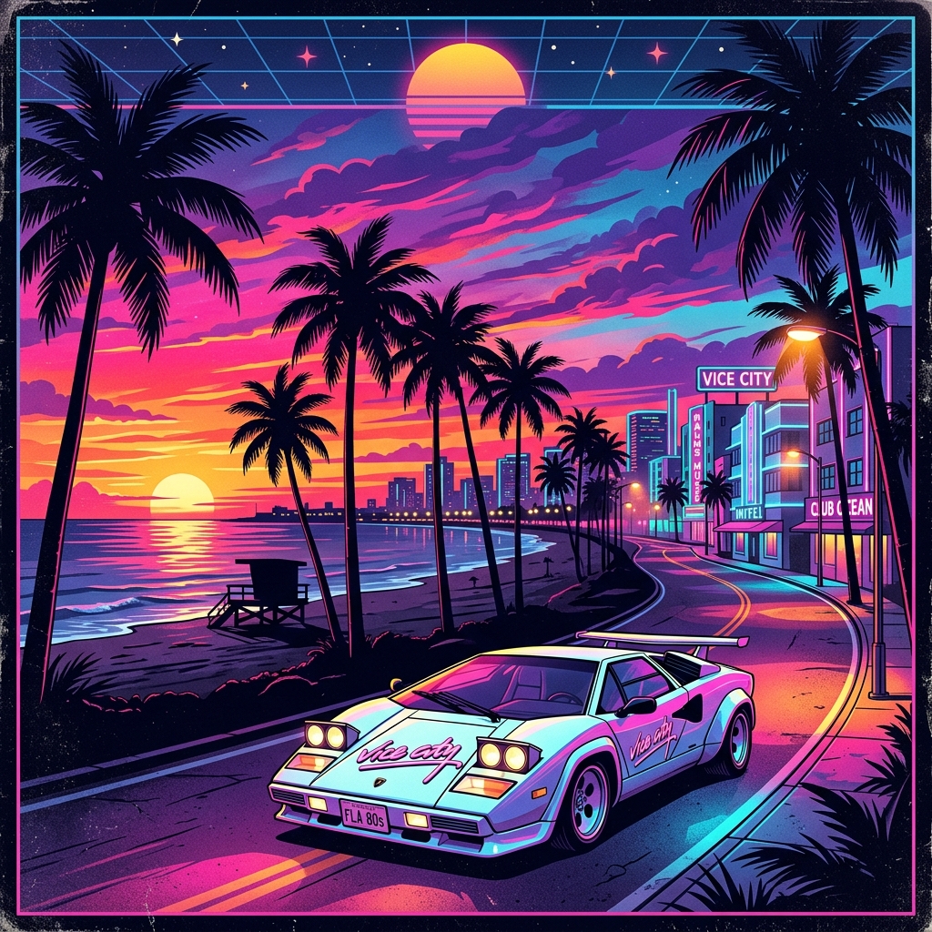 GTA 6 Vice City Sunset